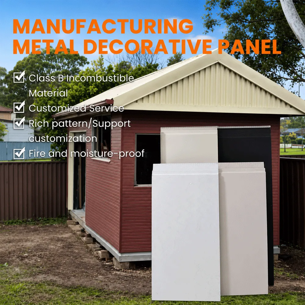 High-Performance Metal-Faced PU Foam Core Interior Decorative Wall Panels