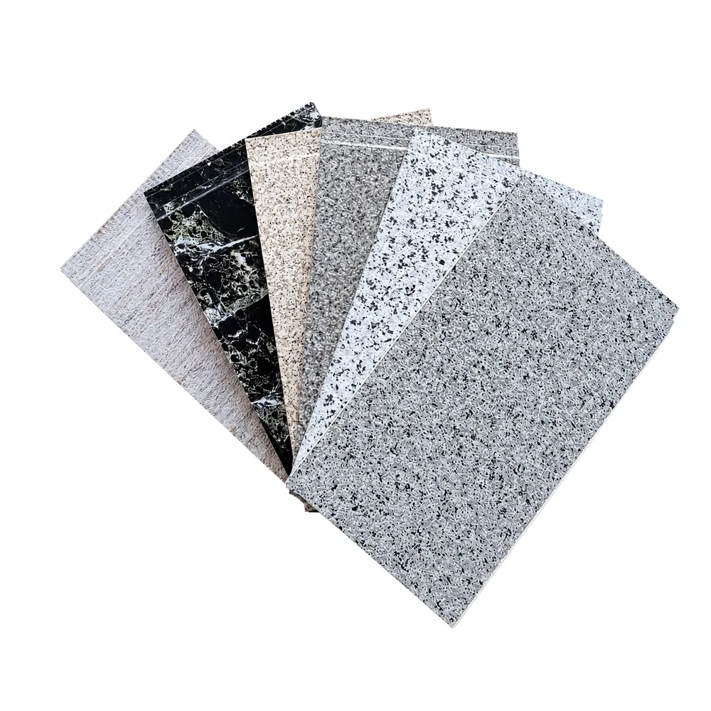 Marble-Finish Decorative PU Sandwich Panel for Exterior Wall Insulation