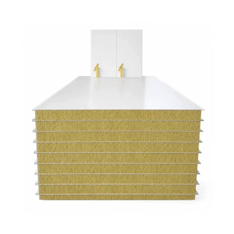 Fire-Resistant Rock Wool Insulated Wall Board for Industrial and Commercial Buildings