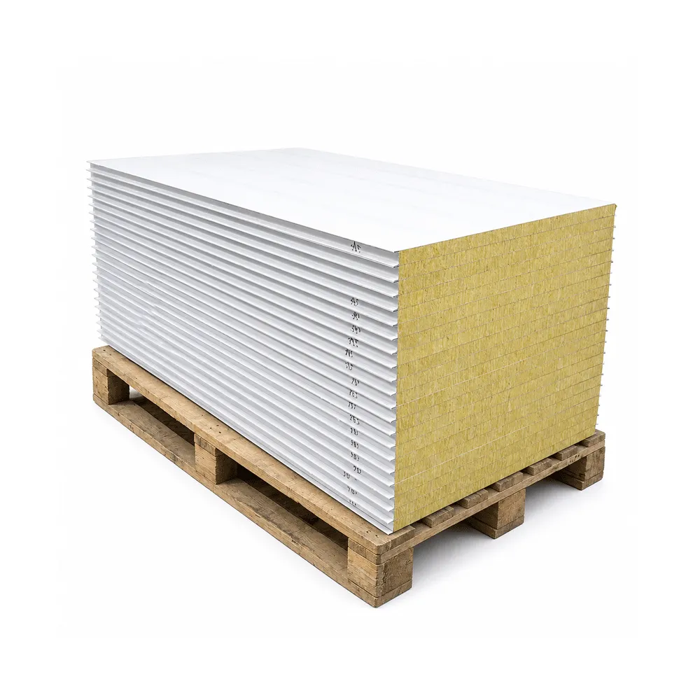 Fire-Resistant Rock Wool Insulated Wall Panel