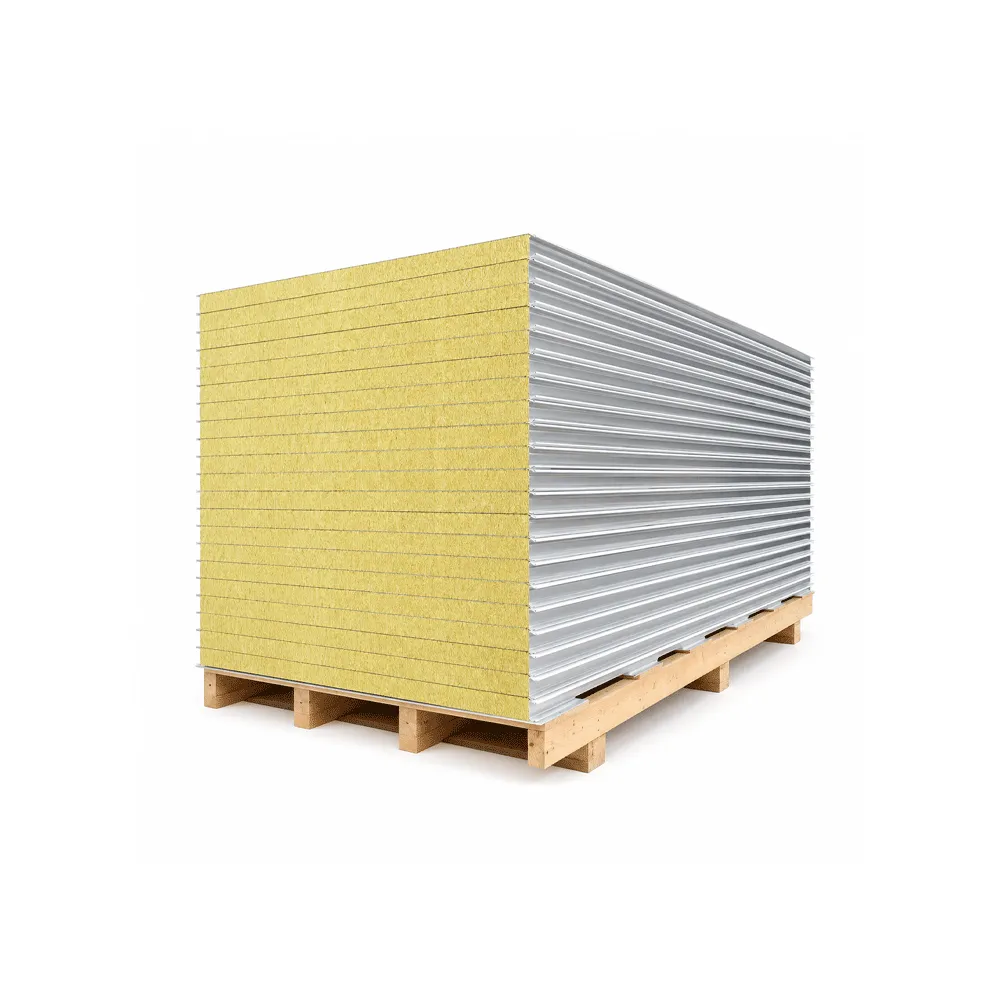 Fire-Resistant Rock Wool Insulated Wall Panel