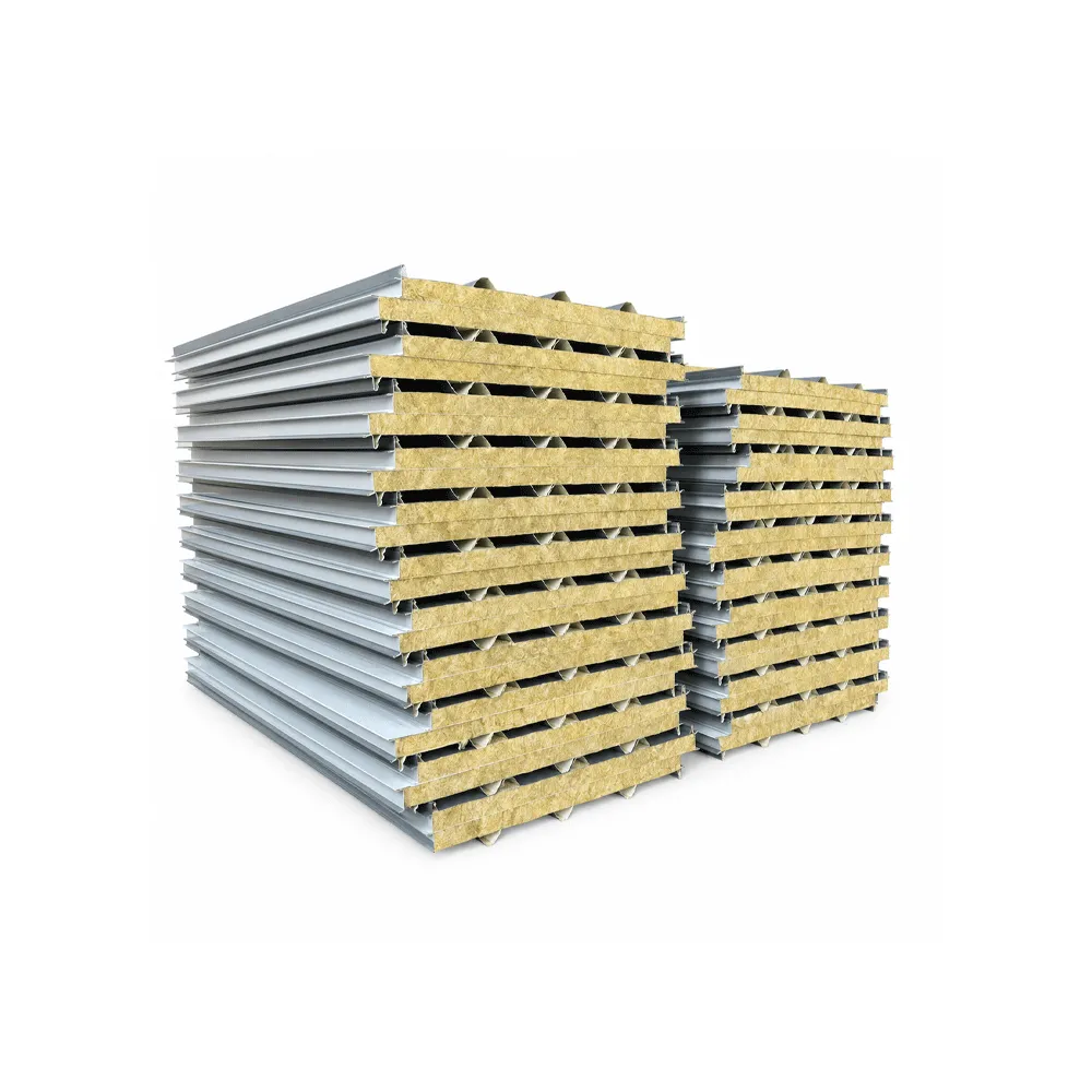 Fire-Resistant Rock Wool Insulated Roofing Board