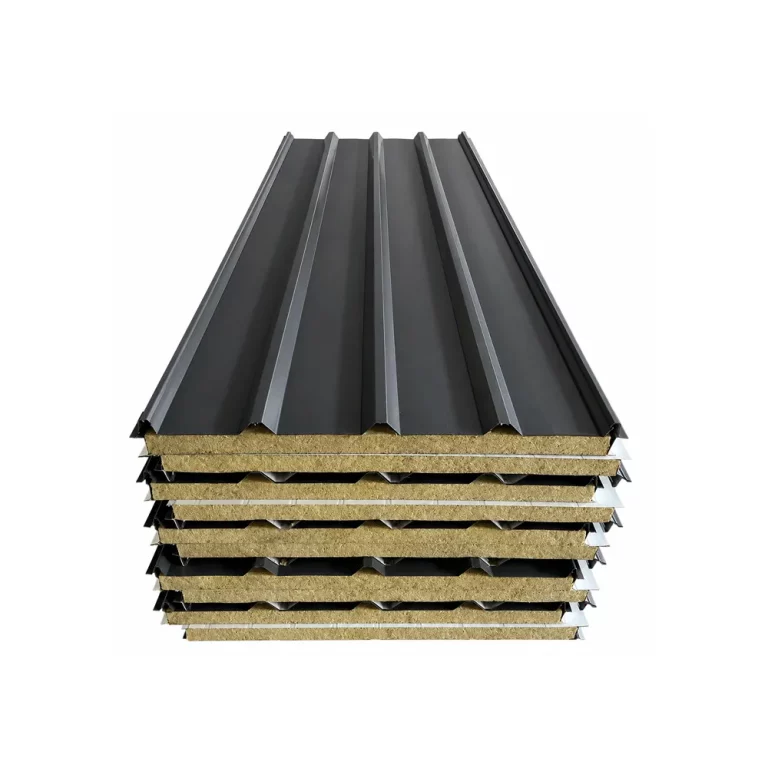 Fire-Resistant Rock Wool Insulated Roofing Board for Industrial and Commercial Applications