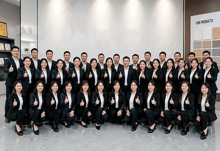 Fuqiang company team group photo