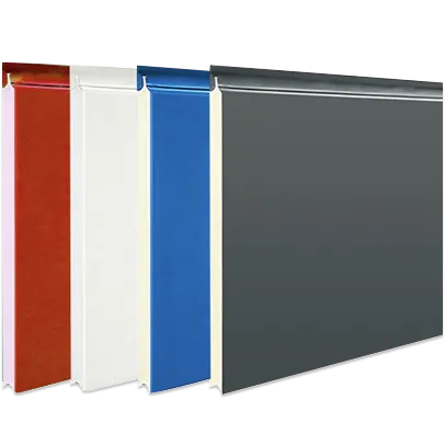 PU and rock wool insulated sandwich panel product range