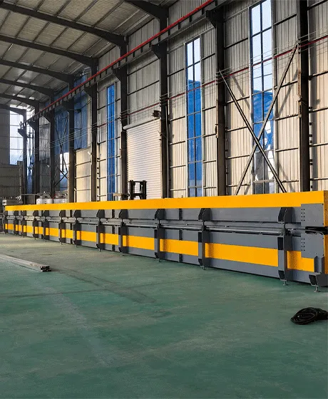 Long panel production line inside the Fuqiang factory