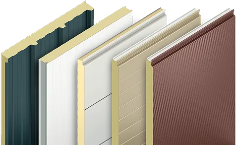 Insulated wall panel profiles in multiple finishes