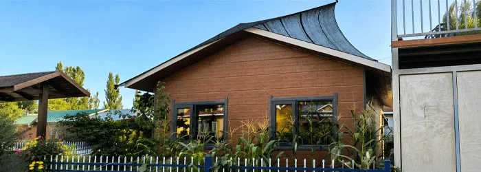 Kyrgyzstan Villa Exterior Decoration Project with Decorative Metal Wall Panels