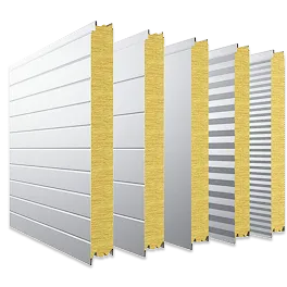 Rock wool insulated wall panel product range