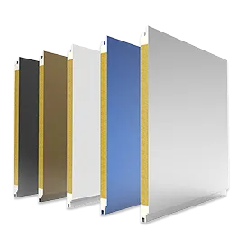 PU edge-sealed rock wool sandwich panel product range