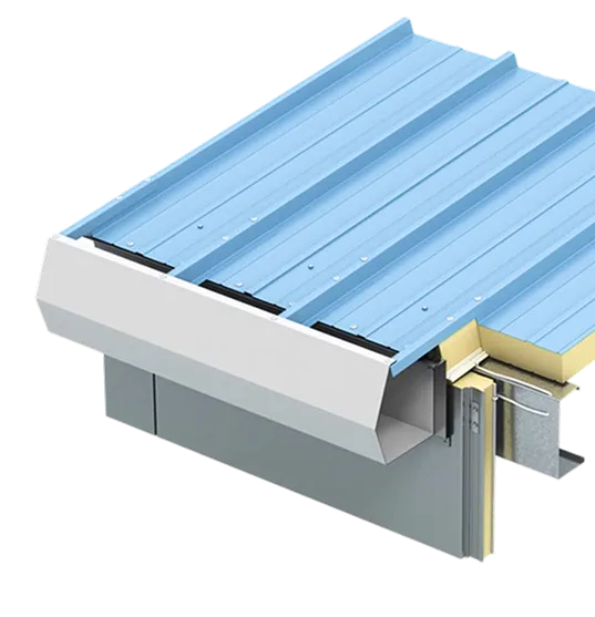 Insulated roofing panel profile with concealed joint