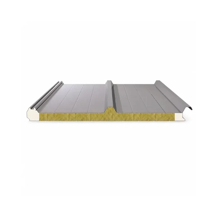 PU Edge-Sealed Rock Wool Three Wave Corrugated Roofing Panel