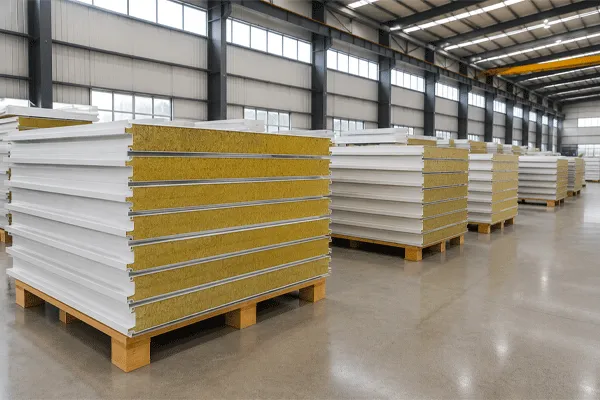 50 mm sandwich panel thickness and facing comparison